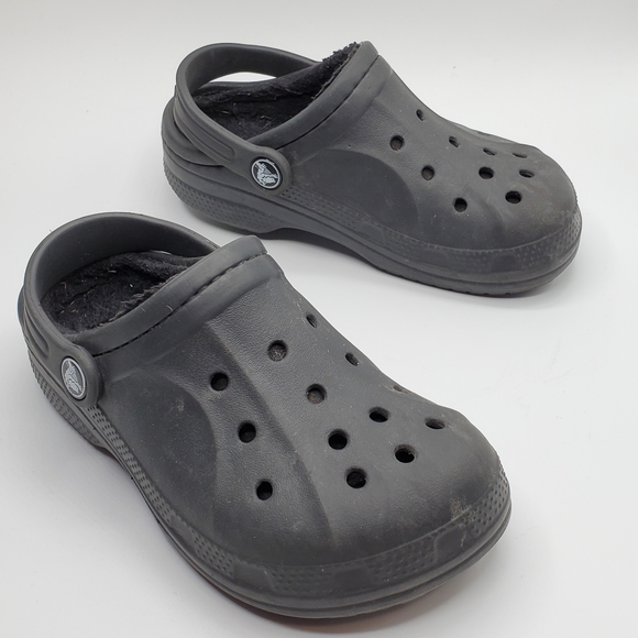 CROCS lined slipon clogs size 12/ 13 - Picture 5 of 13